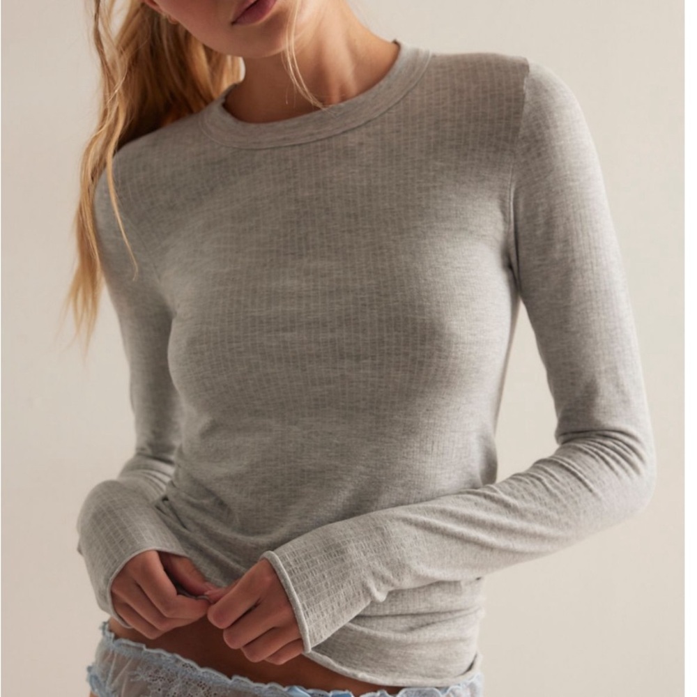 Free People So Soft Seemless Modal Long Sleeve